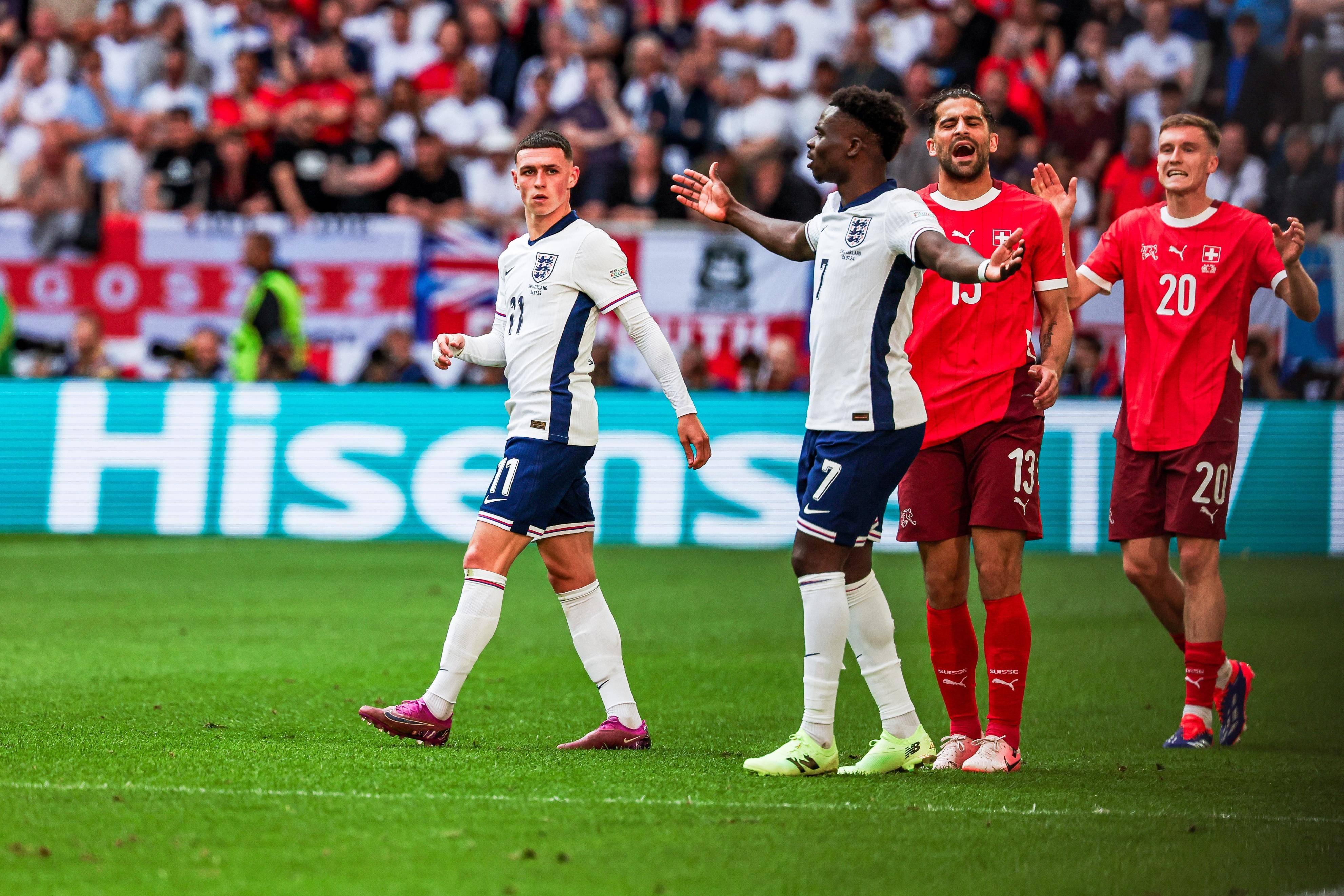 英格兰队胜出,成功晋级欧洲杯四强 英格兰队胜出,成功晋级欧洲杯四强