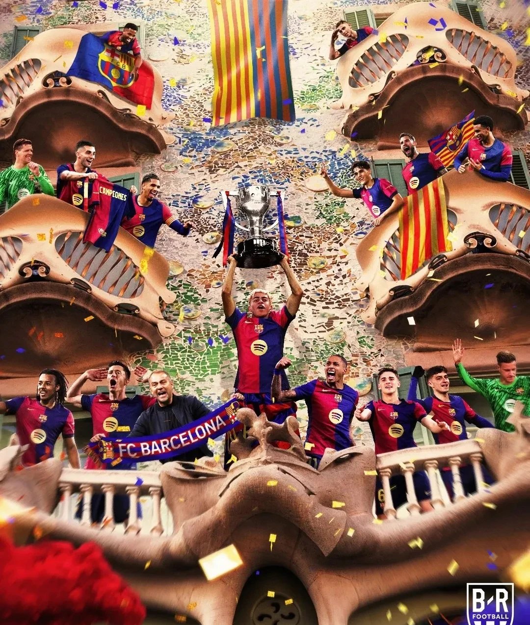 梅西披挑大旗，巴萨再次夺冠机会